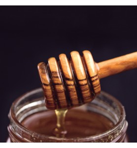 Cuillère à miel en bois d'olivier - Huilerie Sainte-Anne